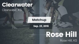 Matchup: Clearwater High vs. Rose Hill  2016