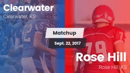 Matchup: Clearwater High vs. Rose Hill  2017
