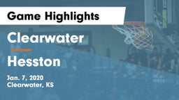 Clearwater  vs Hesston  Game Highlights - Jan. 7, 2020