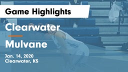 Clearwater  vs Mulvane  Game Highlights - Jan. 14, 2020