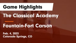 The Classical Academy  vs Fountain-Fort Carson  Game Highlights - Feb. 4, 2023