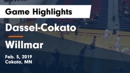 Dassel-Cokato  vs Willmar  Game Highlights - Feb. 5, 2019