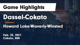 Dassel-Cokato  vs Howard Lake-Waverly-Winsted  Game Highlights - Feb. 25, 2021