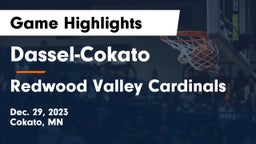 Dassel-Cokato  vs Redwood Valley Cardinals Game Highlights - Dec. 29, 2023