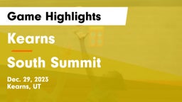 Kearns  vs South Summit  Game Highlights - Dec. 29, 2023