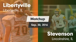 Matchup: Libertyville High vs. Stevenson  2016