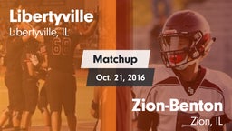 Matchup: Libertyville High vs. Zion-Benton  2016