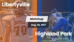 Matchup: Libertyville High vs. Highland Park  2017