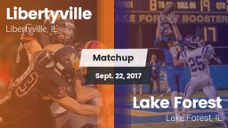 Matchup: Libertyville High vs. Lake Forest  2017