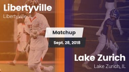 Matchup: Libertyville High vs. Lake Zurich  2018