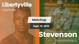 Matchup: Libertyville High vs. Stevenson  2019