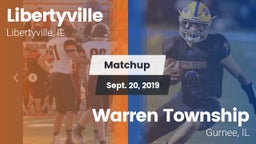 Matchup: Libertyville High vs. Warren Township  2019