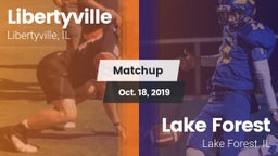 Matchup: Libertyville High vs. Lake Forest  2019