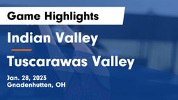 Indian Valley  vs Tuscarawas Valley  Game Highlights - Jan. 28, 2023