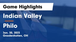 Indian Valley  vs Philo  Game Highlights - Jan. 30, 2023