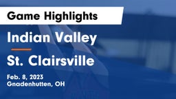 Indian Valley  vs St. Clairsville  Game Highlights - Feb. 8, 2023