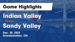 Indian Valley  vs Sandy Valley  Game Highlights - Dec. 20, 2023