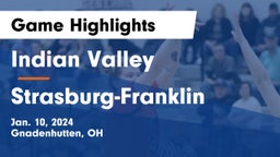 Indian Valley  vs Strasburg-Franklin  Game Highlights - Jan. 10, 2024