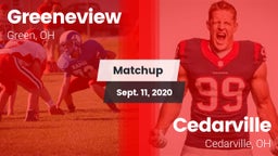 Matchup: Greeneview High vs. Cedarville  2020