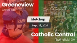 Matchup: Greeneview High vs. Catholic Central  2020