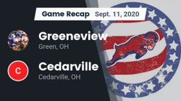 Recap: Greeneview  vs. Cedarville  2020