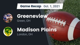 Recap: Greeneview  vs. Madison Plains  2021