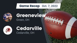 Recap: Greeneview  vs. Cedarville  2022