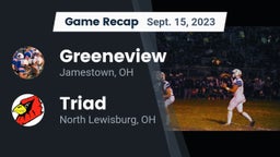 Recap: Greeneview  vs. Triad  2023