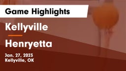 Kellyville  vs Henryetta  Game Highlights - Jan. 27, 2023