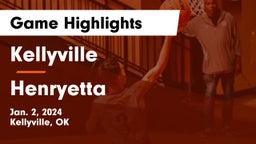 Kellyville  vs Henryetta  Game Highlights - Jan. 2, 2024