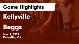 Kellyville  vs Beggs  Game Highlights - Jan. 9, 2024