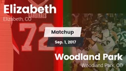 Matchup: Elizabeth High vs. Woodland Park  2017