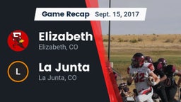 Recap: Elizabeth  vs. La Junta  2017