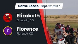 Recap: Elizabeth  vs. Florence  2017