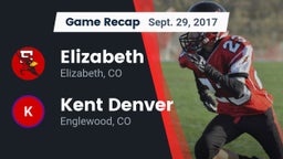 Recap: Elizabeth  vs. Kent Denver  2017