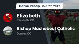 Recap: Elizabeth  vs. Bishop Machebeuf Catholic  2017