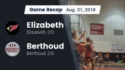 Recap: Elizabeth  vs. Berthoud  2018