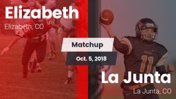 Matchup: Elizabeth High vs. La Junta  2018