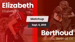 Matchup: Elizabeth High vs. Berthoud  2019