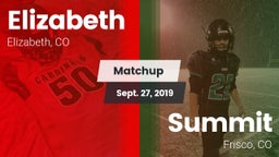 Matchup: Elizabeth High vs. Summit  2019