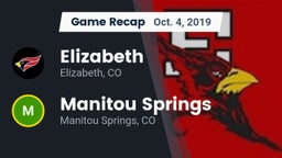 Recap: Elizabeth  vs. Manitou Springs  2019