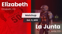 Matchup: Elizabeth High vs. La Junta  2019