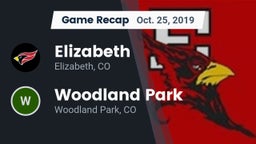 Recap: Elizabeth  vs. Woodland Park  2019