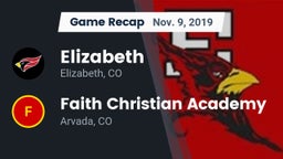 Recap: Elizabeth  vs. Faith Christian Academy 2019