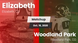 Matchup: Elizabeth High vs. Woodland Park  2020