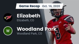 Recap: Elizabeth  vs. Woodland Park  2020