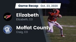 Recap: Elizabeth  vs. Moffat County  2020