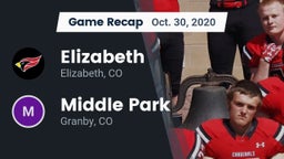 Recap: Elizabeth  vs. Middle Park  2020