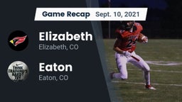 Recap: Elizabeth  vs. Eaton  2021