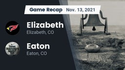 Recap: Elizabeth  vs. Eaton  2021